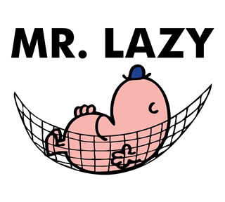 MrLazy1 Sticker