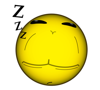 Sleepy Emoticon Sticker