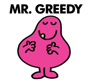 MRGREEDY2 Sticker
