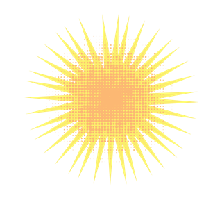 rockstarburst Sticker