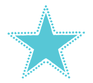 Star Dots Sticker
