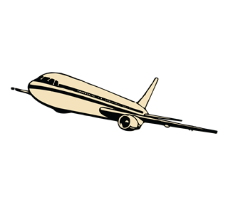 airplane3 Sticker
