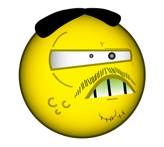 Ugly Emoticon Sticker