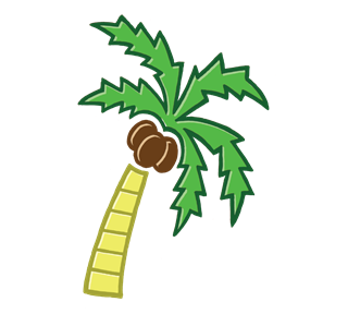 Palm Tree 2 Sticker