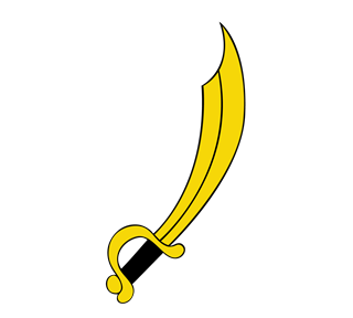 SU_PIRATE_SWORD_01 Sticker
