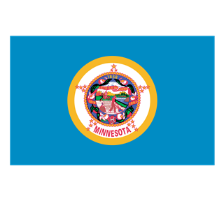 Flag of Minnesota Sticker