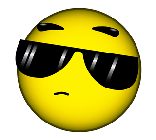 Cool Emoticon Sticker