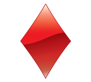 DIAMOND SUIT GLOSSY Sticker