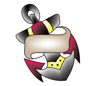 anchorbanner Sticker