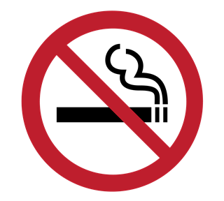 No Smoking Sign Sticker