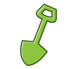 Shovel 3 Sticker