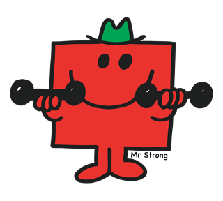 Mr_Strong_01 Sticker