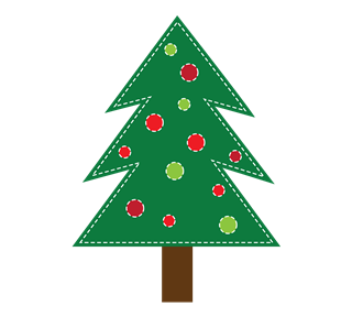Christmas tree Sticker