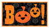 Boo! in Black Rectangle