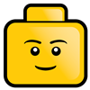 Delux Brick Man Face