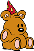 Garfield Teddy Birthday Hat