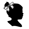 Gir lSilhouette 2