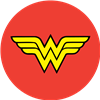 Wonder Woman Red Circle Logo
