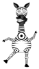 Zebra Puppet