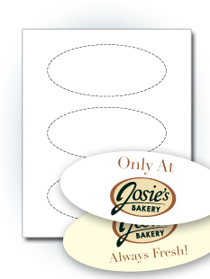 Oval Stickers & Oval Labels