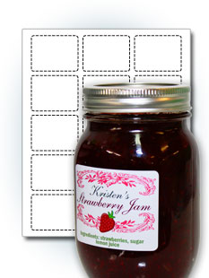 Square Food Labels